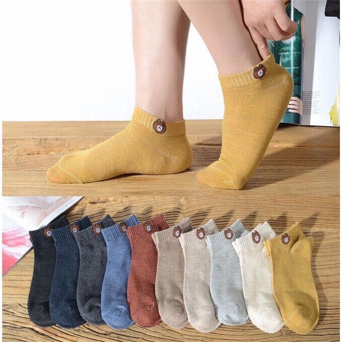 Set 10 đôi tất gấu cổ ngắn