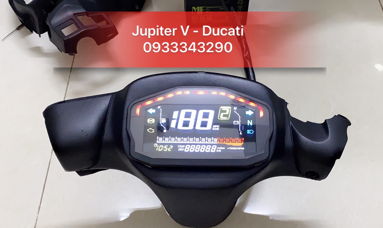 Trọn Bộ Bợ Cổ Jupiter V - Chế Đồng Hồ Ducati
