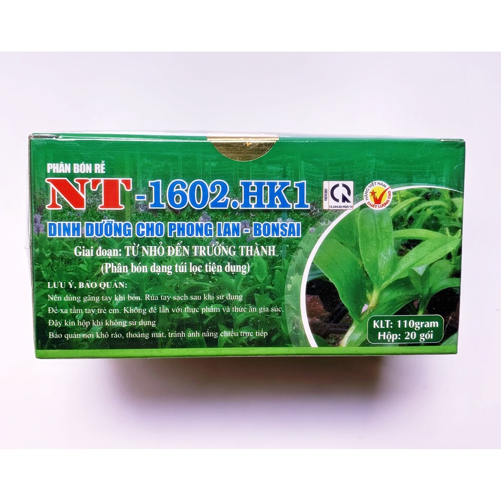 NT 1602 HK1 professional orchid and flower filter bag slow soluble root fertilizer HK1-for all stage