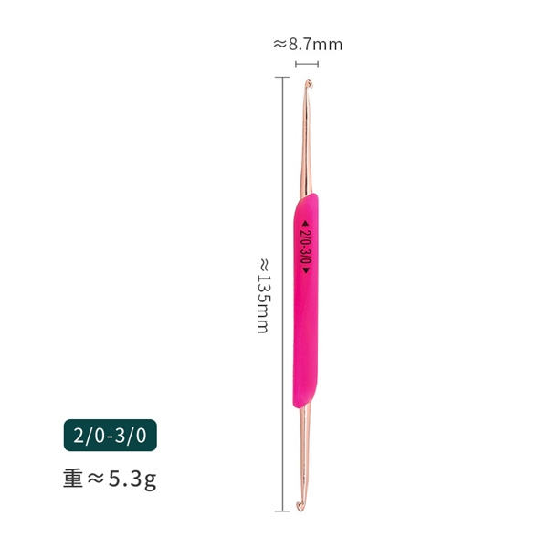 Bộ kim móc mô phỏng 2 đầu ( 5 kim)