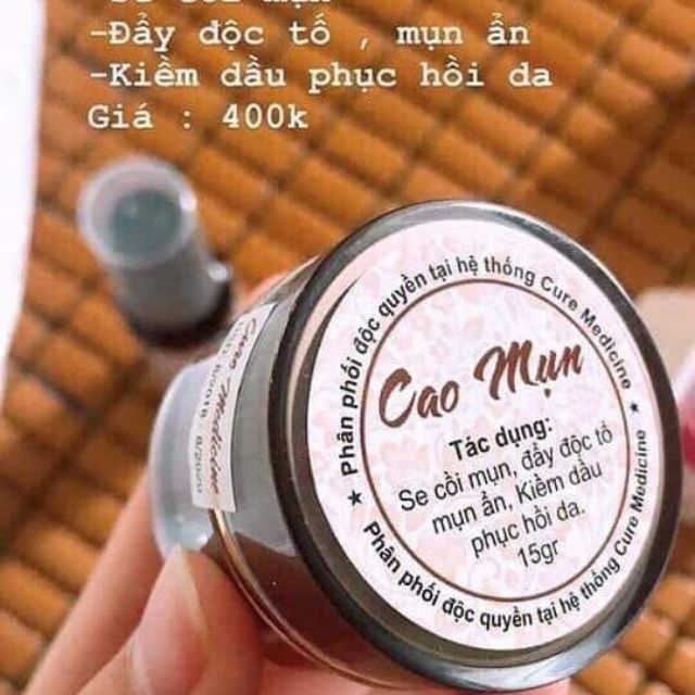Cao mụn curen, cam kết hàng đúng mô tả, chất lượng đảm bảo an toàn đến sức khỏe người sử dụng