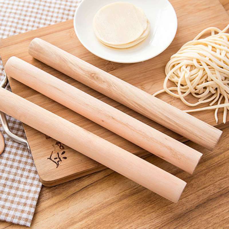 Cán lăn bột / Cây lăn bột bằng gỗ 28cm