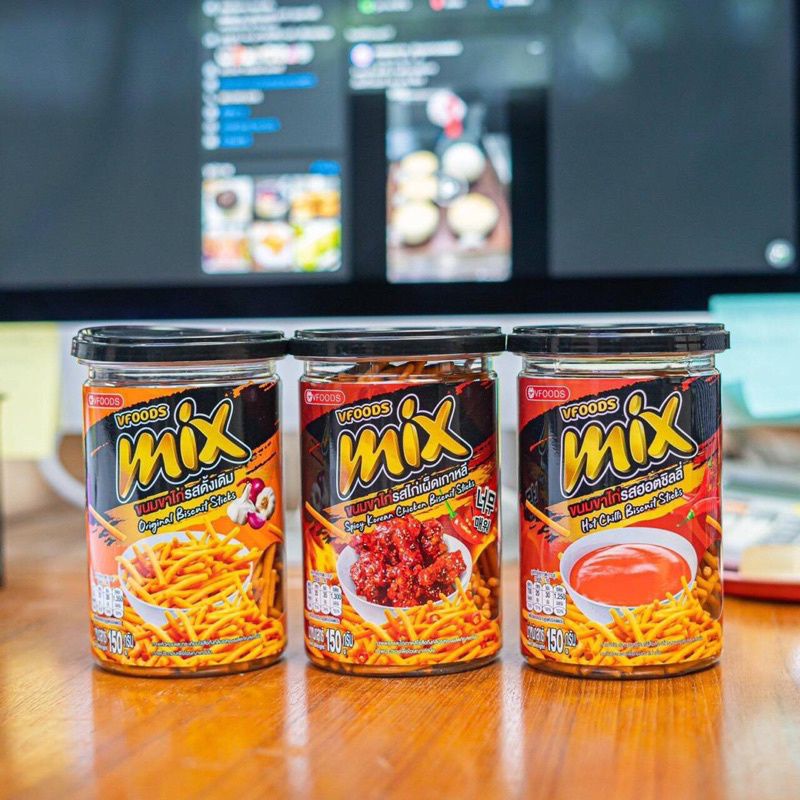 Bánh Que Cọng Mix Thái Lan Hủ 150g