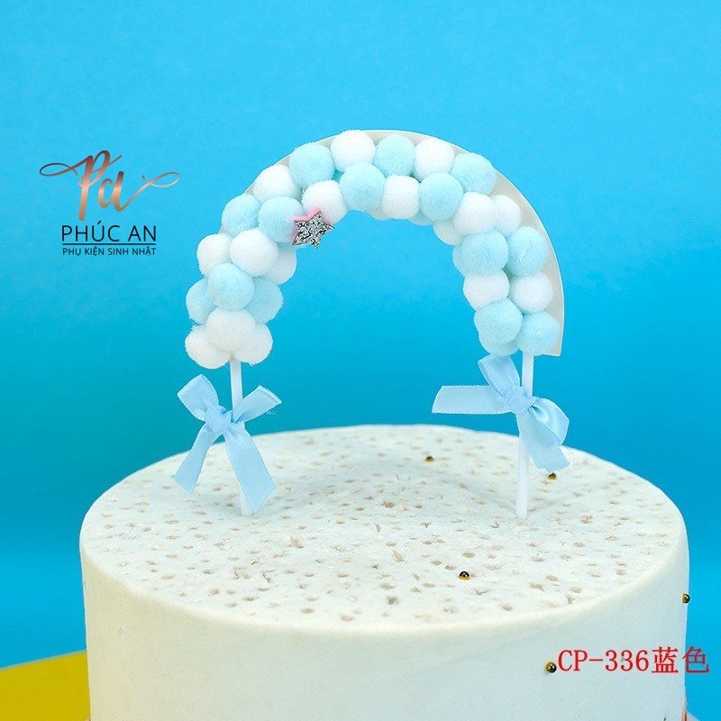 Cổng Bông Trang Trí Bánh Kem HPBD