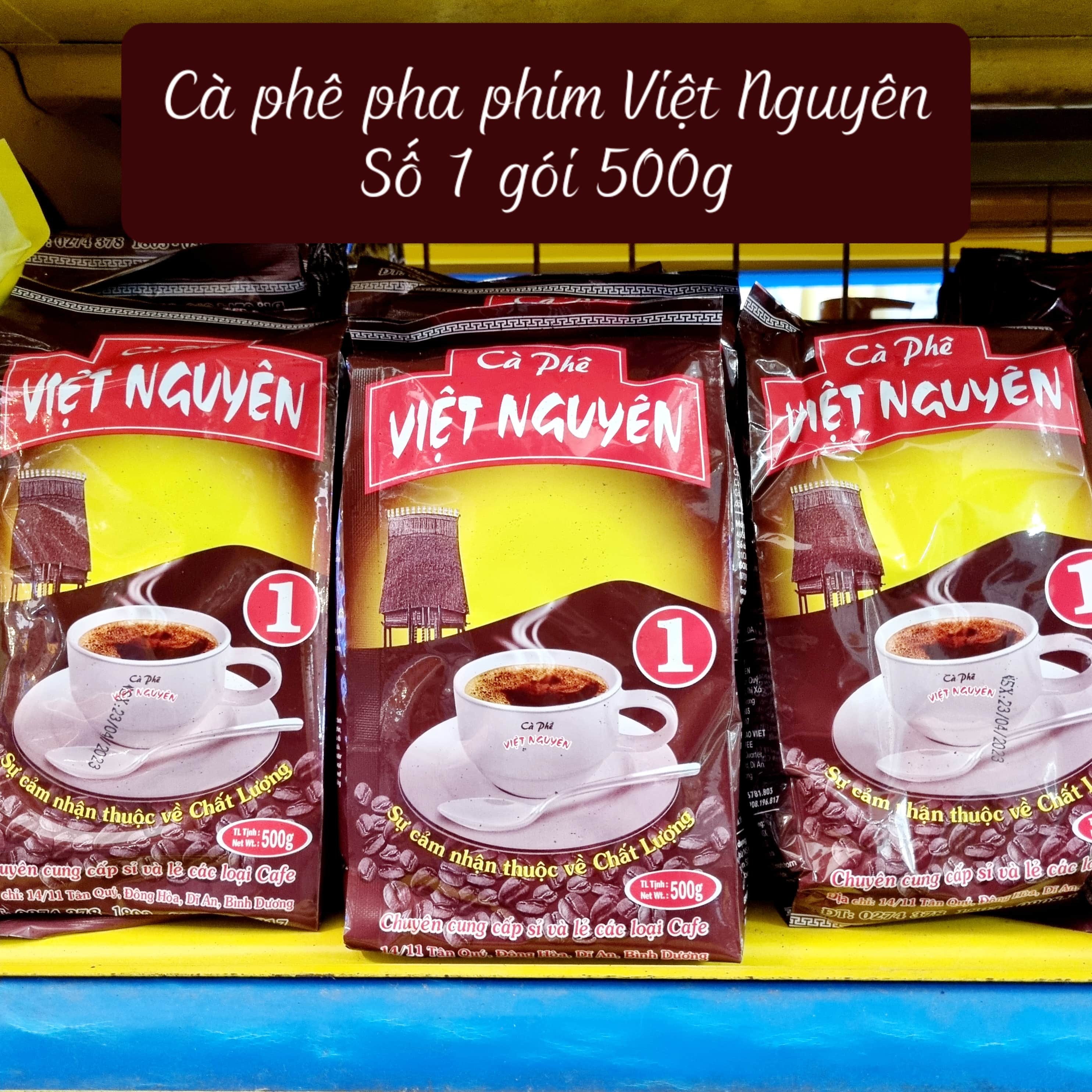Cà phê pha phin Việt Nguyên số 1 gói 500g