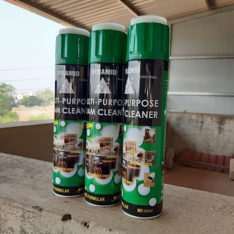 Chai Xịt Bọt Tẩy, Vệ Sinh Ghế Da Ô Tô New DYRAMID Thái Lan