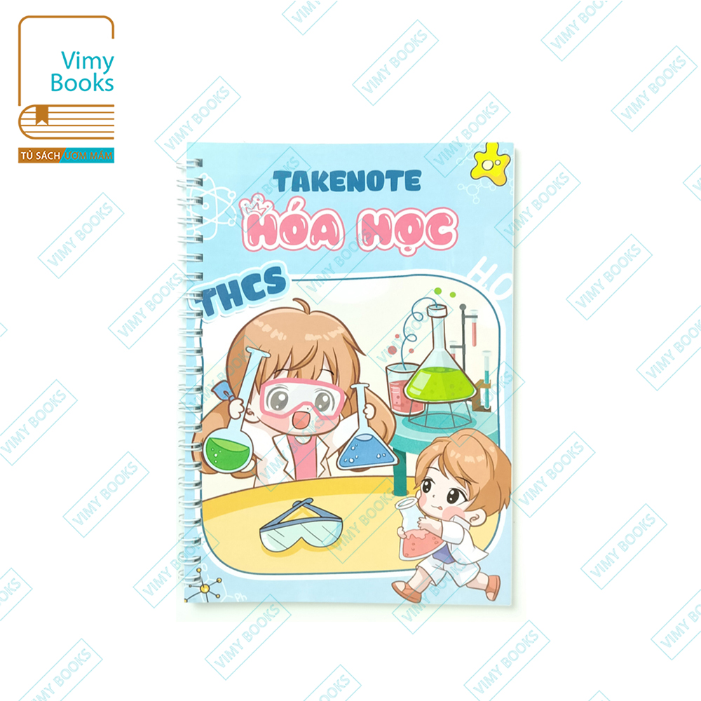 Văn phòng phẩm - sổ tay takenote hóa thcs - khổ giấy a5