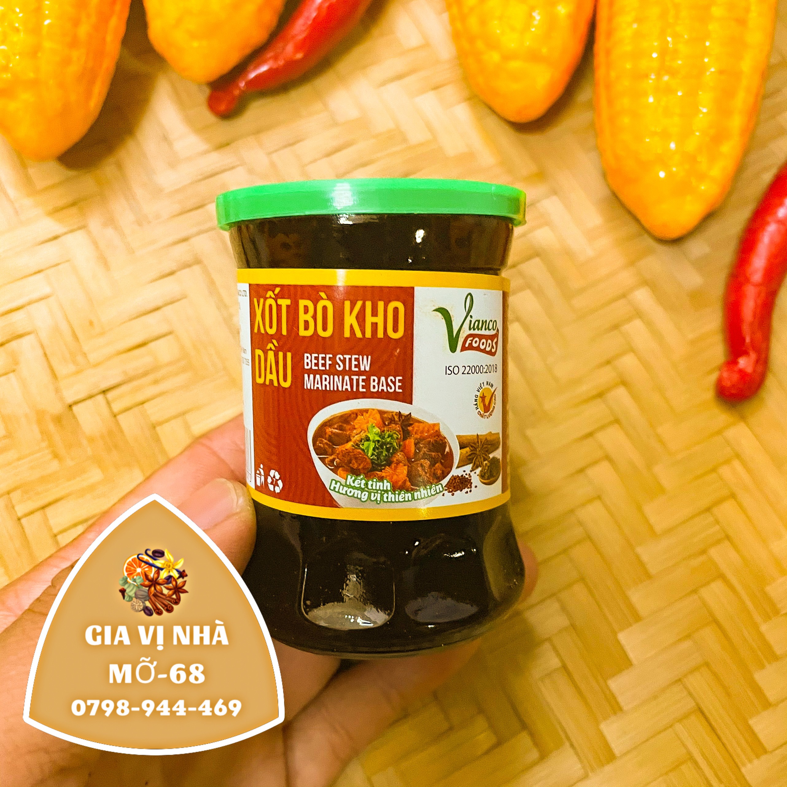 Bò kho dầu vianco - hủ 50gr