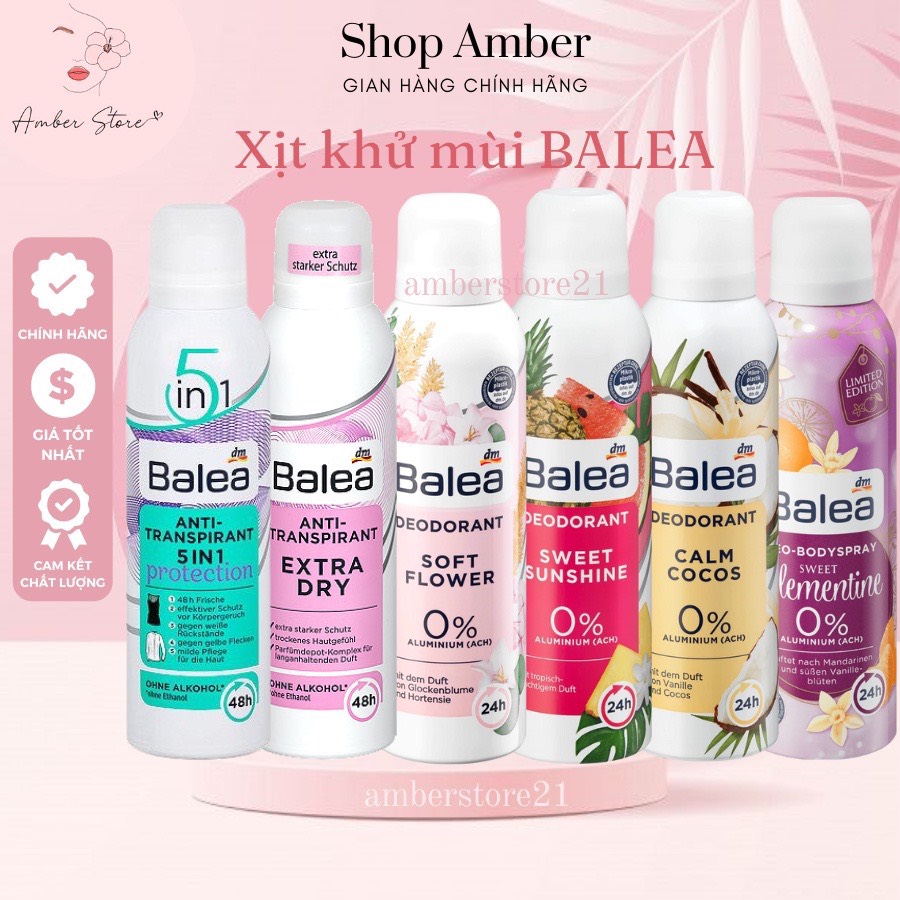 [HÀNG NỘI ĐỊA ĐỨC] - XỊT KHỬ MÙI BALEA – 200ML