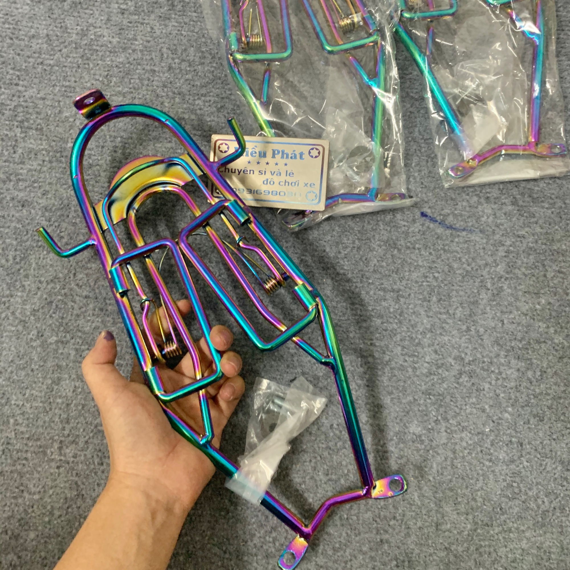 Baga Winner x titan 7 màu 2 móc treo 10li full ốc đệm
