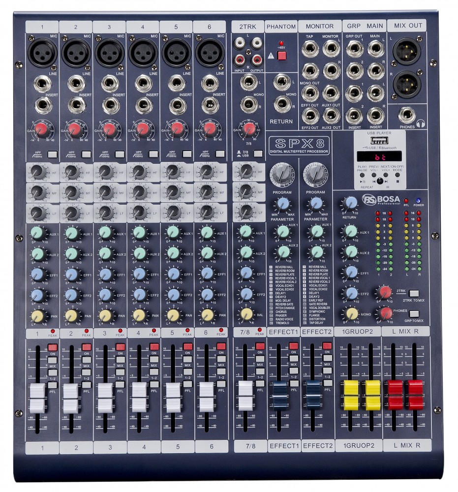 Mixer karaoke cao cấp Bosa SPX8