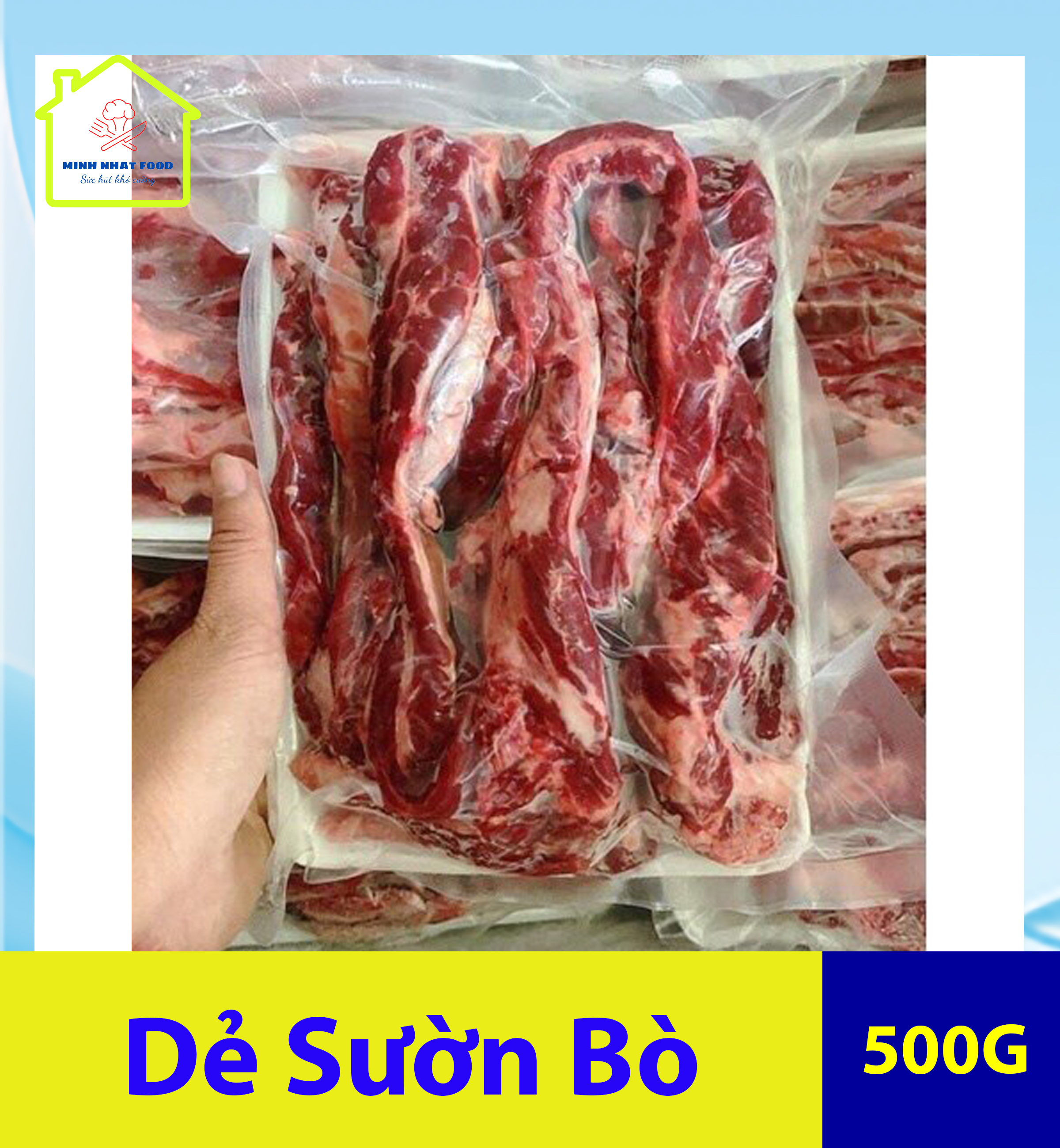 500g dẻ sườn bò mềm, ngon_cửa hàng thực phẩm minh nhật