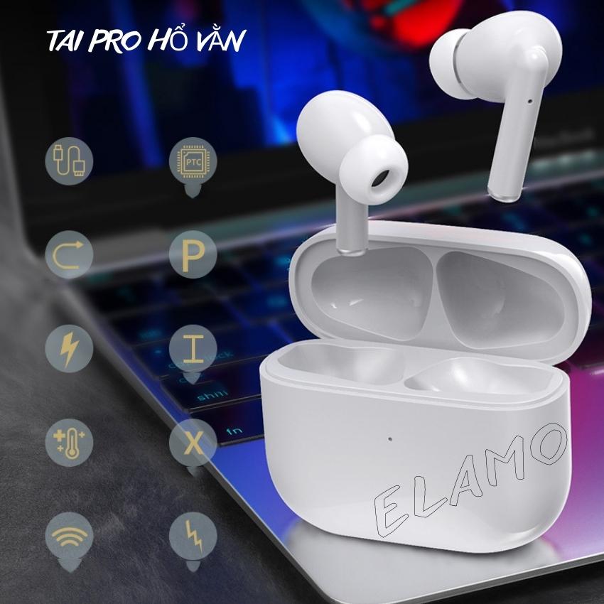 Tai nghe bluetooth Hổ Vằn, tai nghe không dây định vị, đổi tên, pin trâu. Tai nghe nhét tai không dây & phị kiện full chức năng, sạc không dây–Elamo