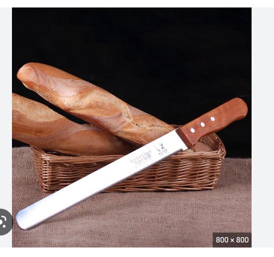 Dao cắt bánh có răng cưa mịn 26 - 30cm