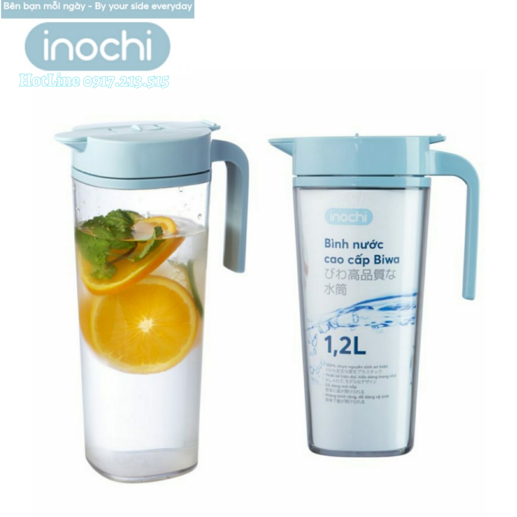 [HCM]Bình nước cao cấp Biwa Inochi 1.2L