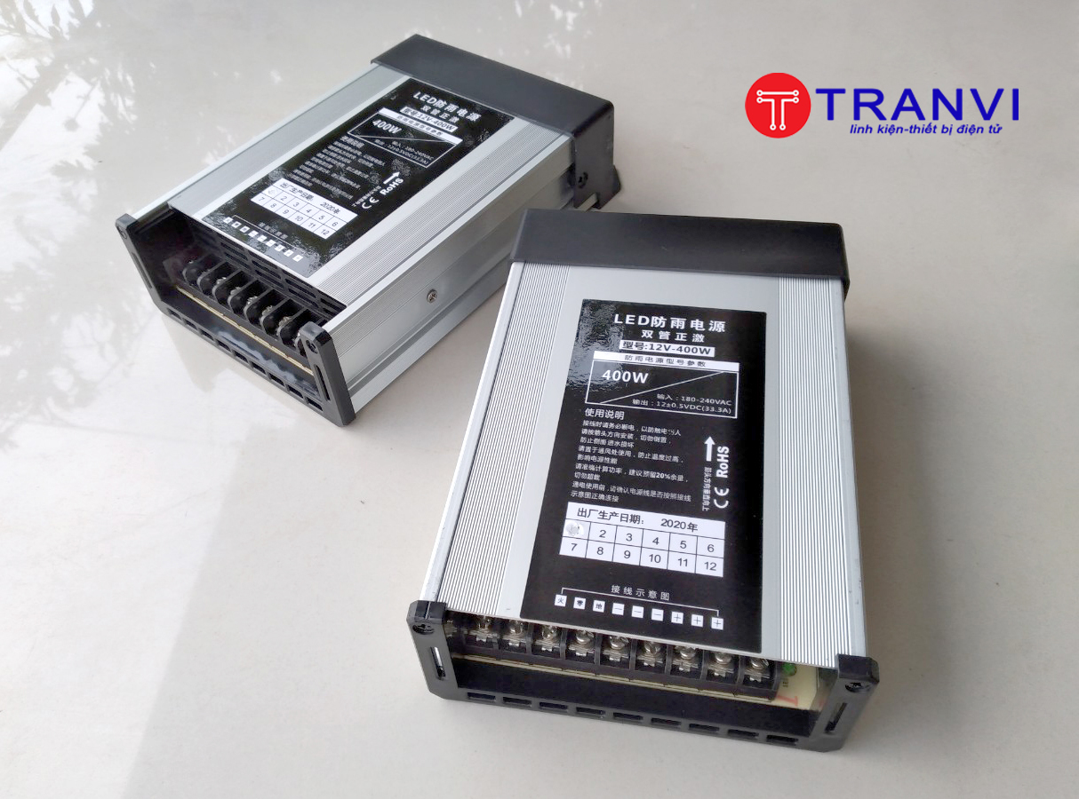 Nguồn Led Chống Nước 12v-33a-400w