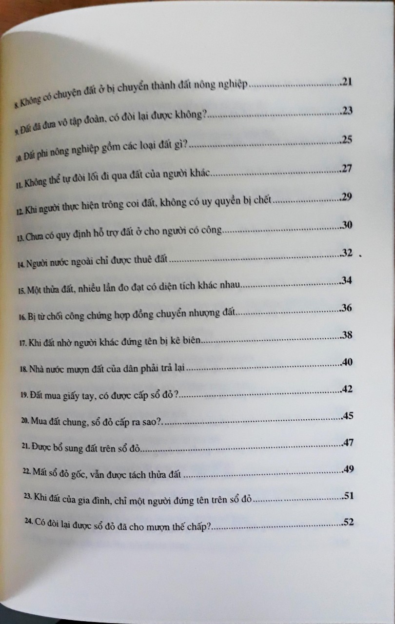 101 Tư vấn Pháp luật Thường thức về Đất đai