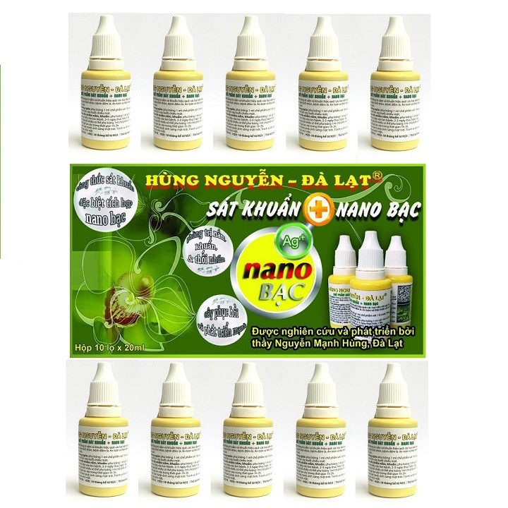 Nano Bạc Hùng Nguyễn chai 20ml
