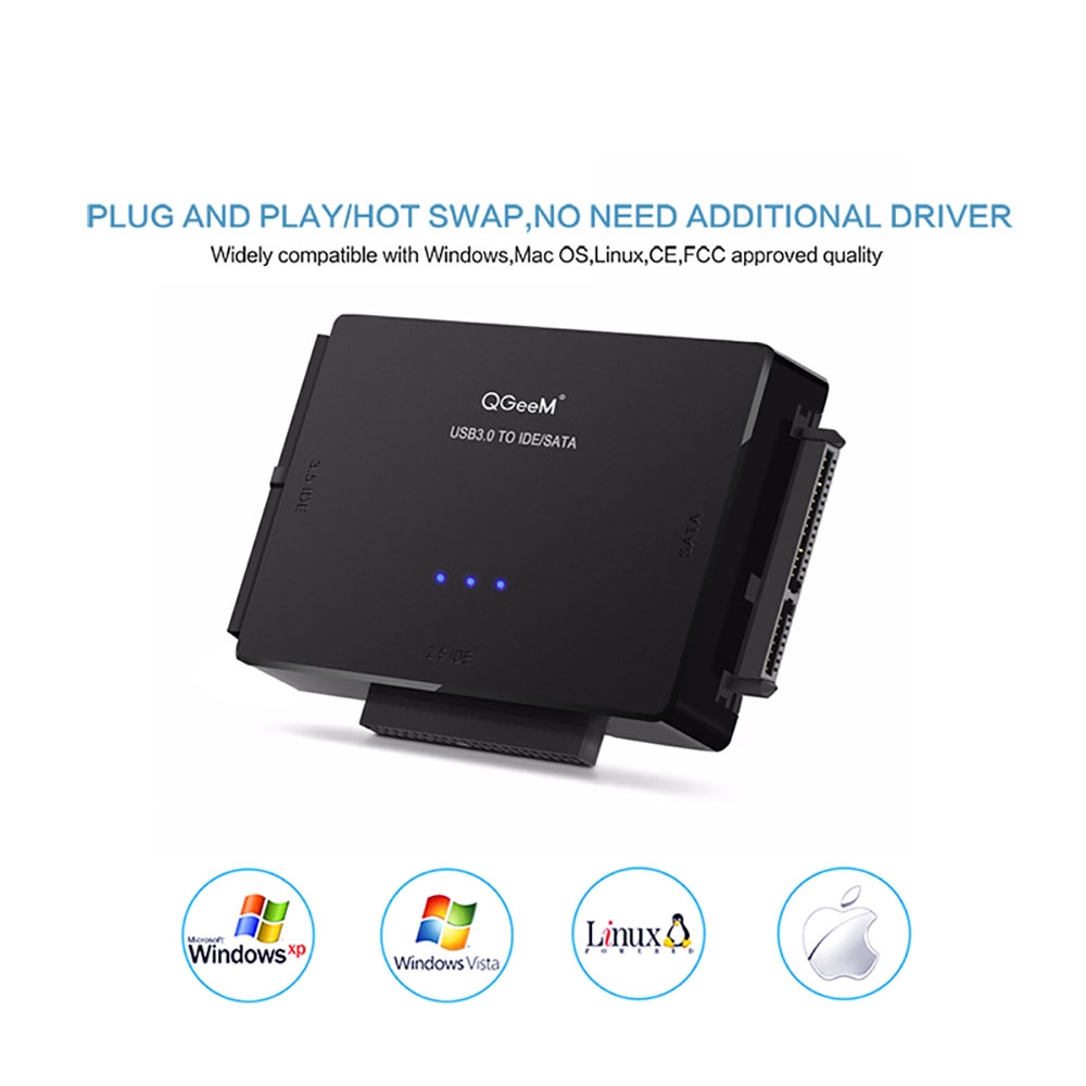 【YD】 to USB IDE Adapter 3.0 Sata 2.5 3.5 Hard Disk Drive HDD SSD