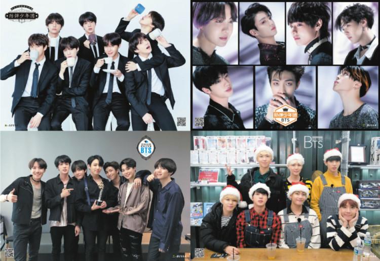 Poster nhóm BTS 8 Tấm