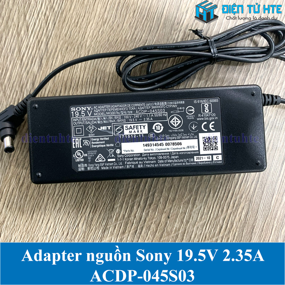 Adapter nguồn SONY AC-DC ACDP-045S03 19.5V 2.35A
