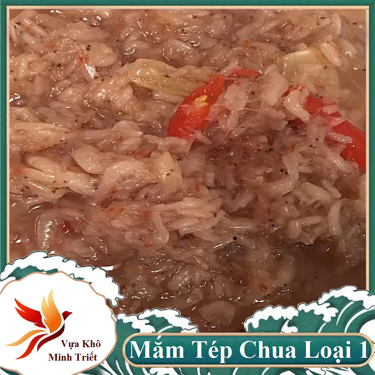 1kg MẮM TÉP CHUA  LOẠI 1  ĐẶC SẢN MINH TRIẾT CÀ MAU_Vựa Khô Minh Triết