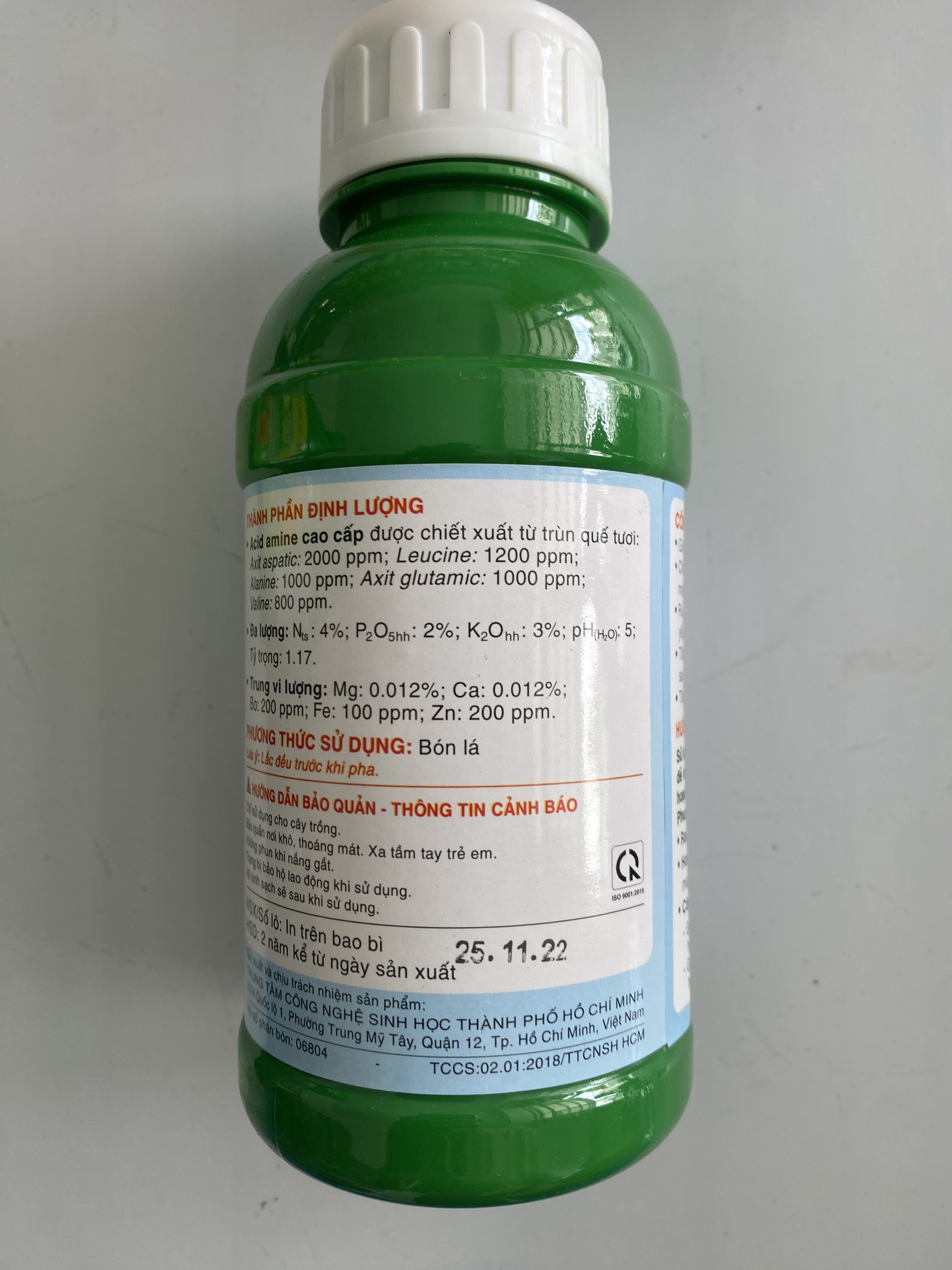 Phân Bón Sinh Học BiO Trùn Quế 02 Chai 500ml