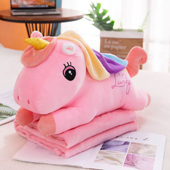 Bộ chăn gối văn phòng Pony tóc dài