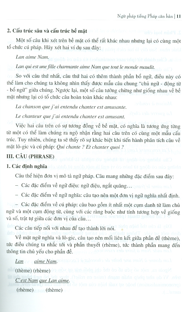 Ngữ Pháp Tiếng Pháp Căn Bản