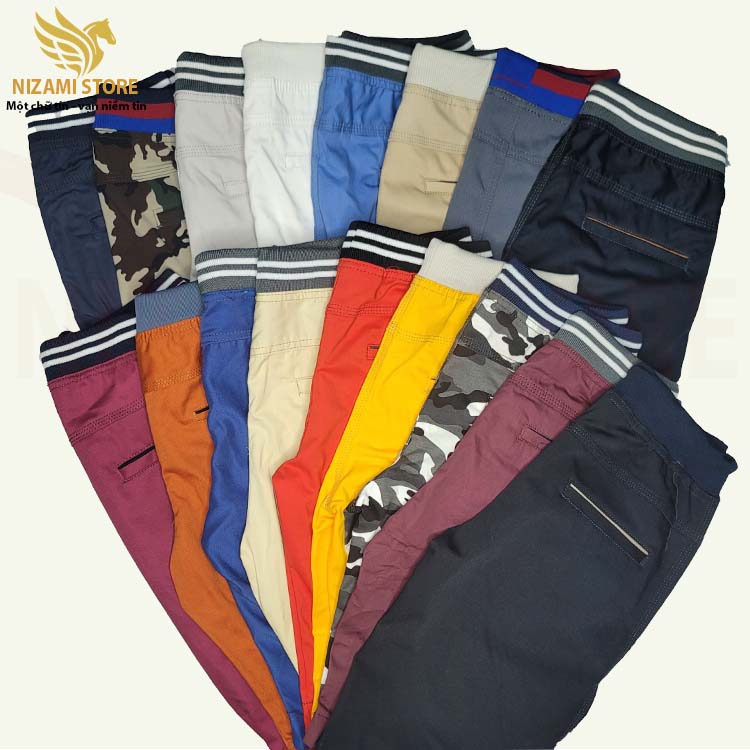 Combo 5 Quần short kaki lưng thun vải giản cao cấp