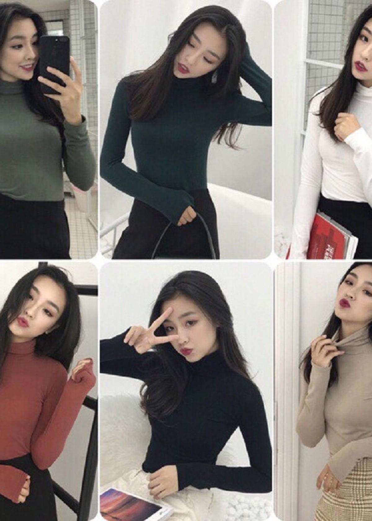 Áo giữ nhiệt thun lạnh cổ ba phân