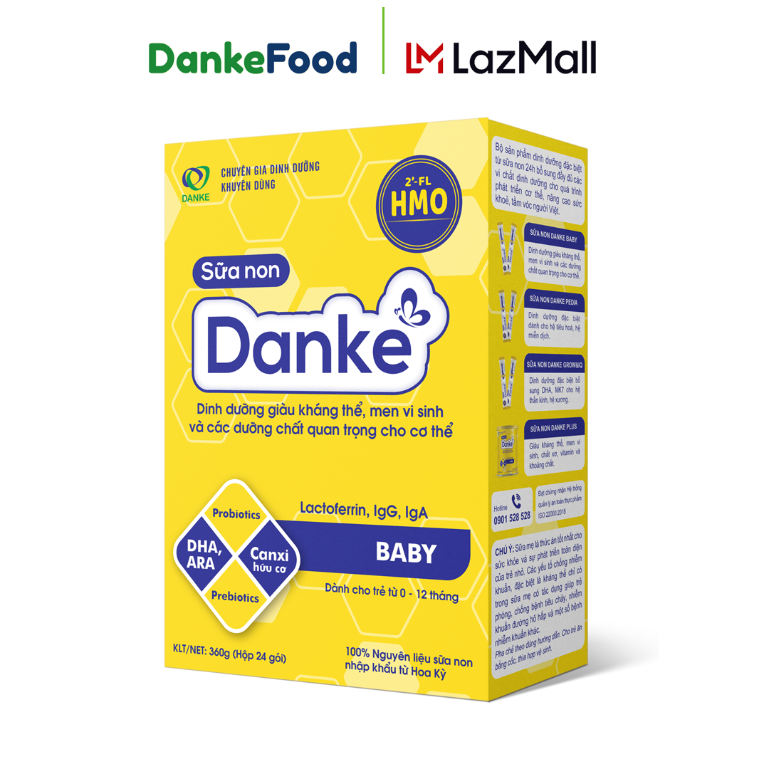 Sữa non Danke Baby 360g - Tăng cường miễn dịch, tiêu hoá khoẻ