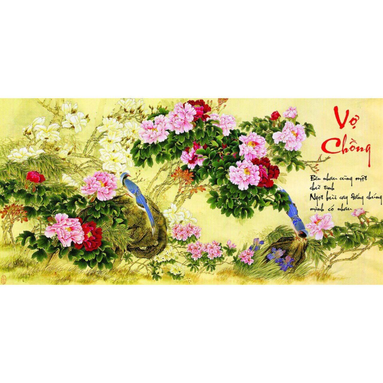 Tranh đính đá vợ chồng 88559