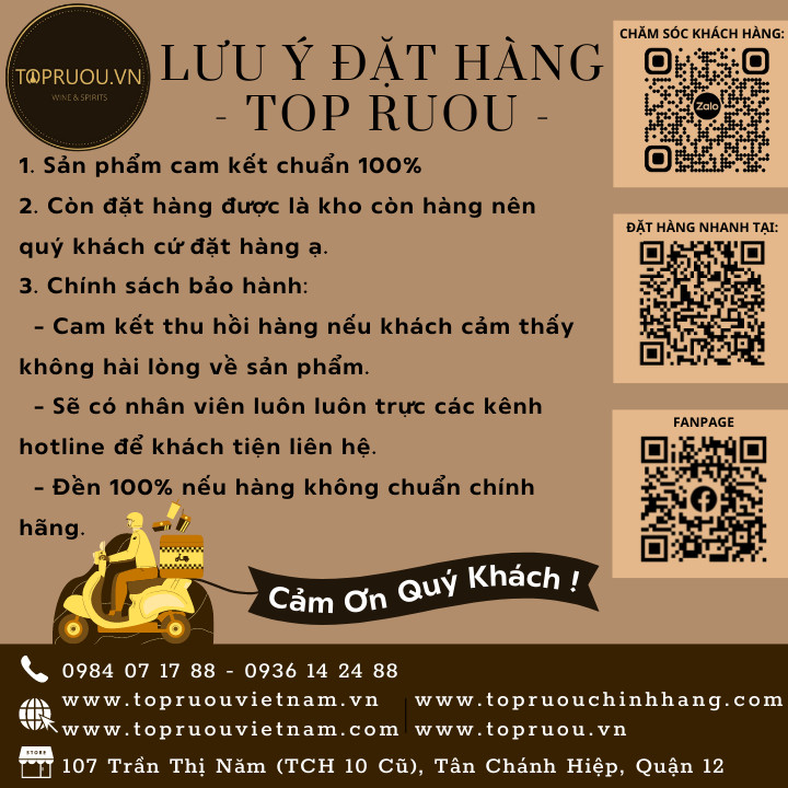 [Chính hãng] [topruou.vn] BRANDY XO LA RESERVE - 700ML - NK PHÁP