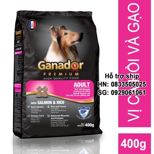 Hanpet - (5 loại) GANADOR Thức ăn chó dạng hạt cao cấp - thức ăn khô cho chó giá rẻ