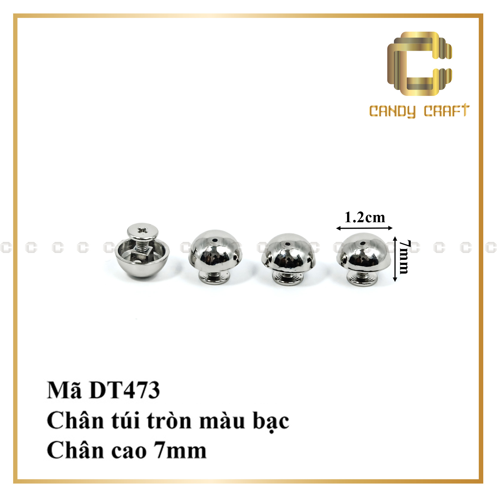 CHÂN TÚI (CHÂN ĐÁY TÚI) - phụ kiện làm túi xách