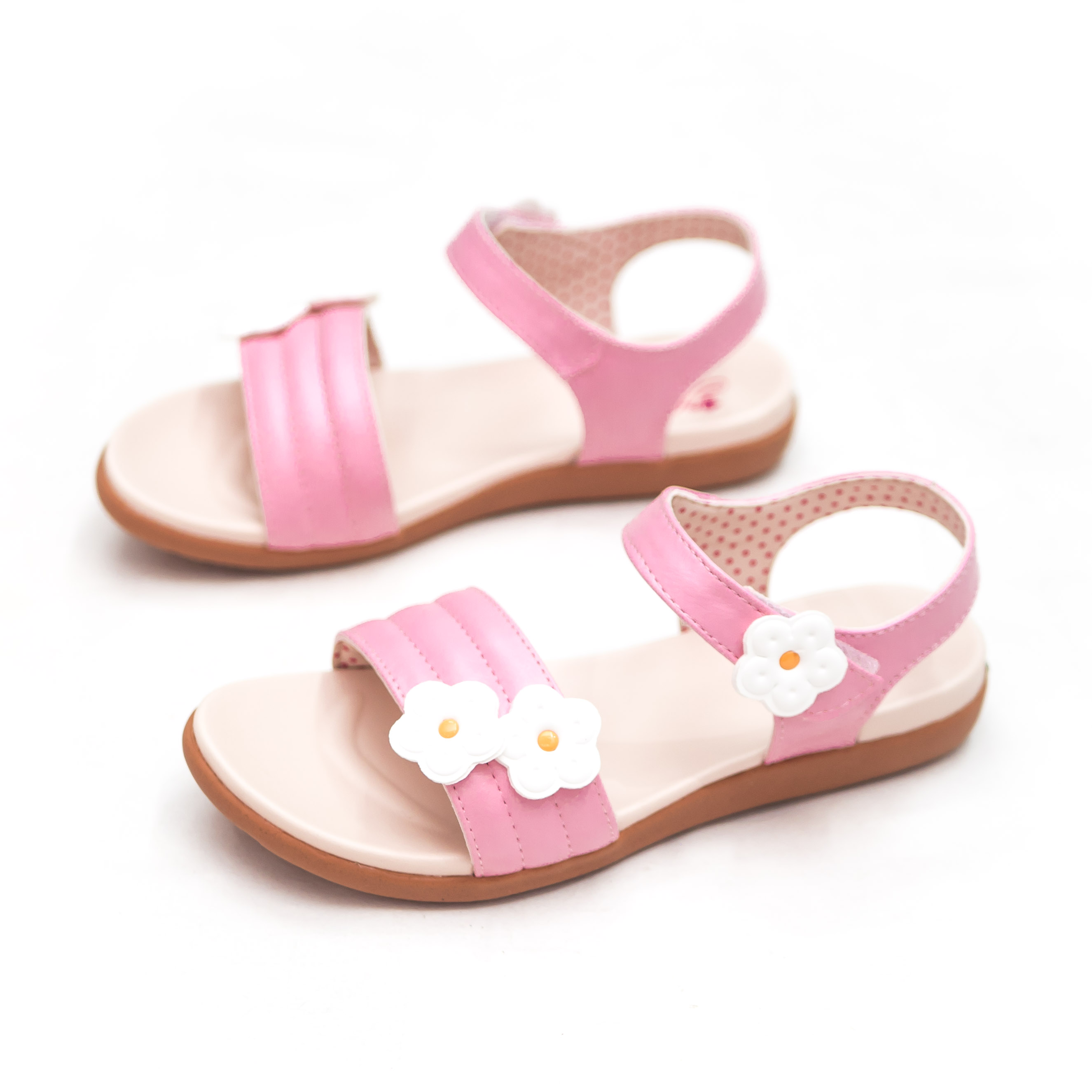 Giày sandal quai hậu học sinh bé gái bitis bông hoa drg001800 - bitis