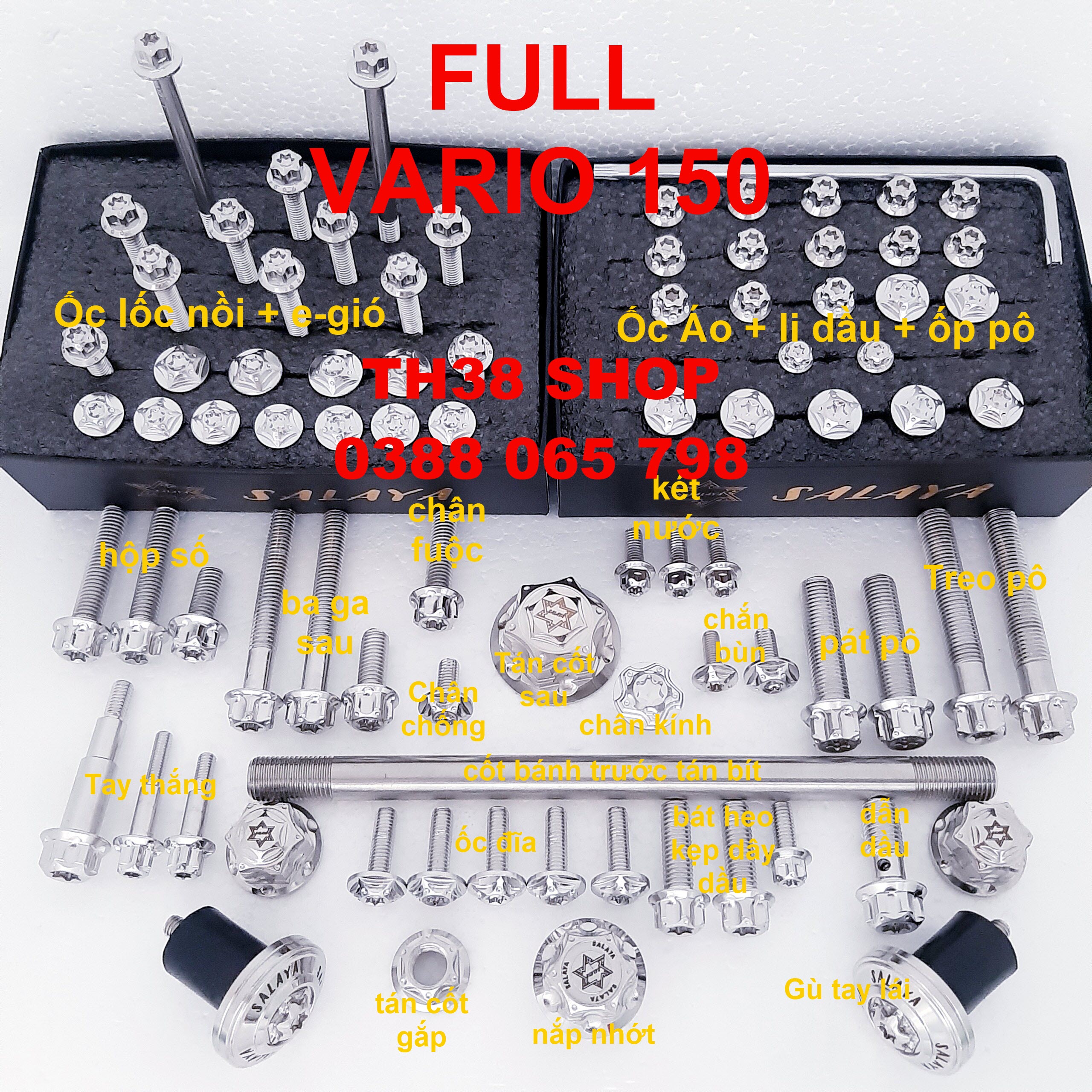 full ốc salaya vario 150_giá liên hệ