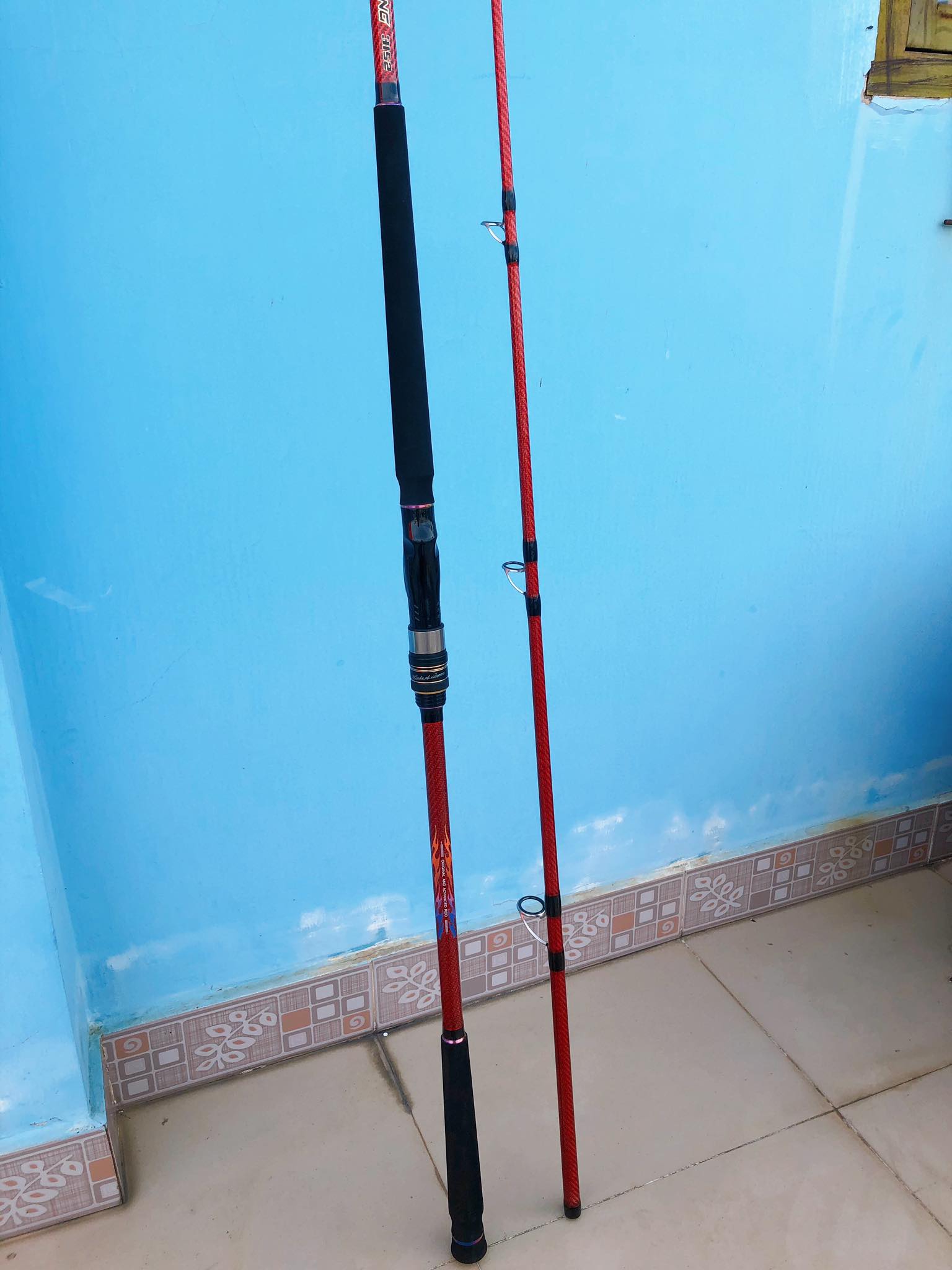 [HCM]Cần câu bạo lực Ashino Strong red 3015