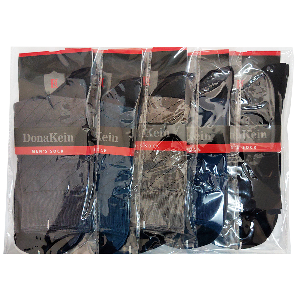 [HCM]Combo 5 đôi tất vớ nam Cotton công sở DonaKein