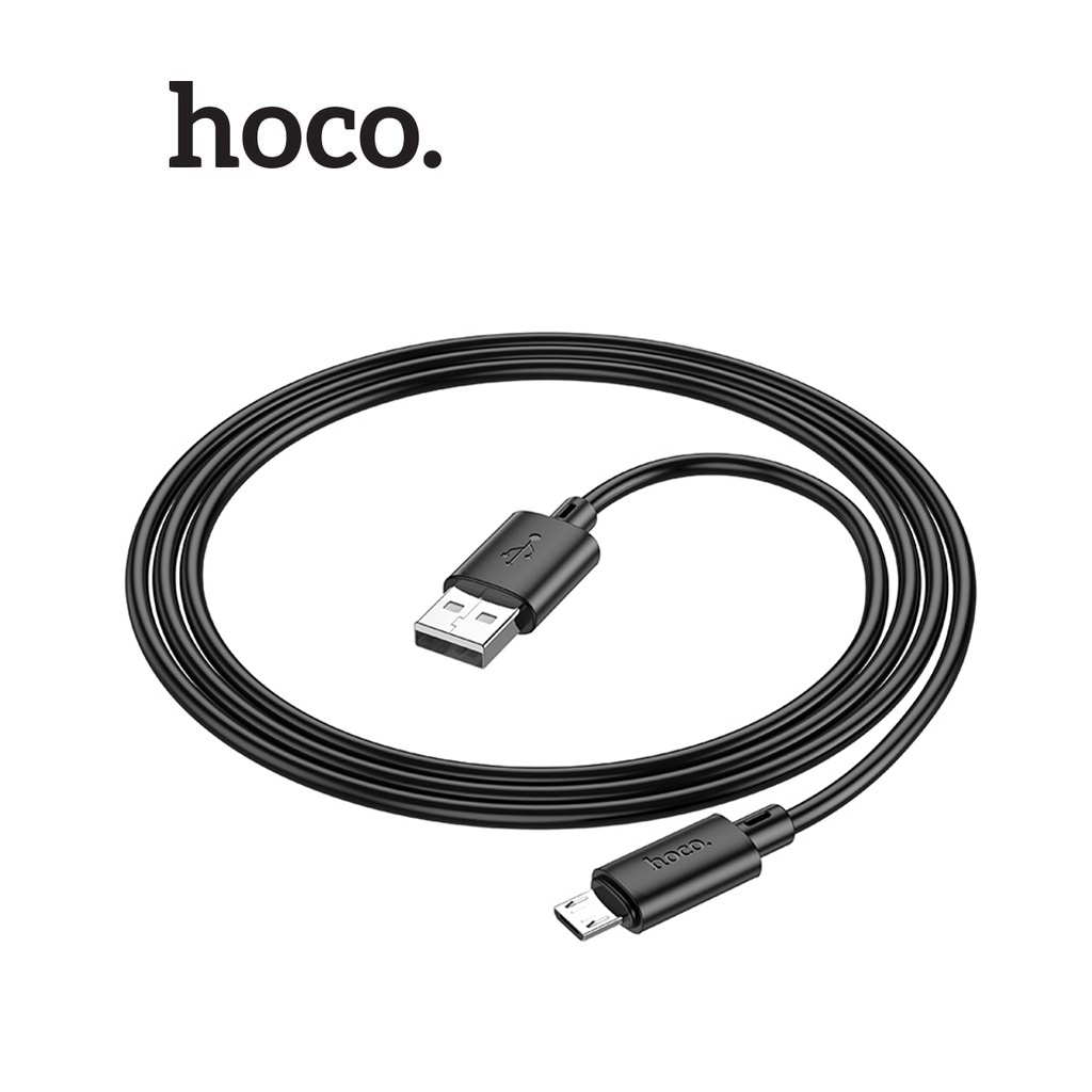 Cáp sạc Hoco X88 Micro sạc nhanh 2.4A đồng bộ data cho Android dài 1M ( Đen )