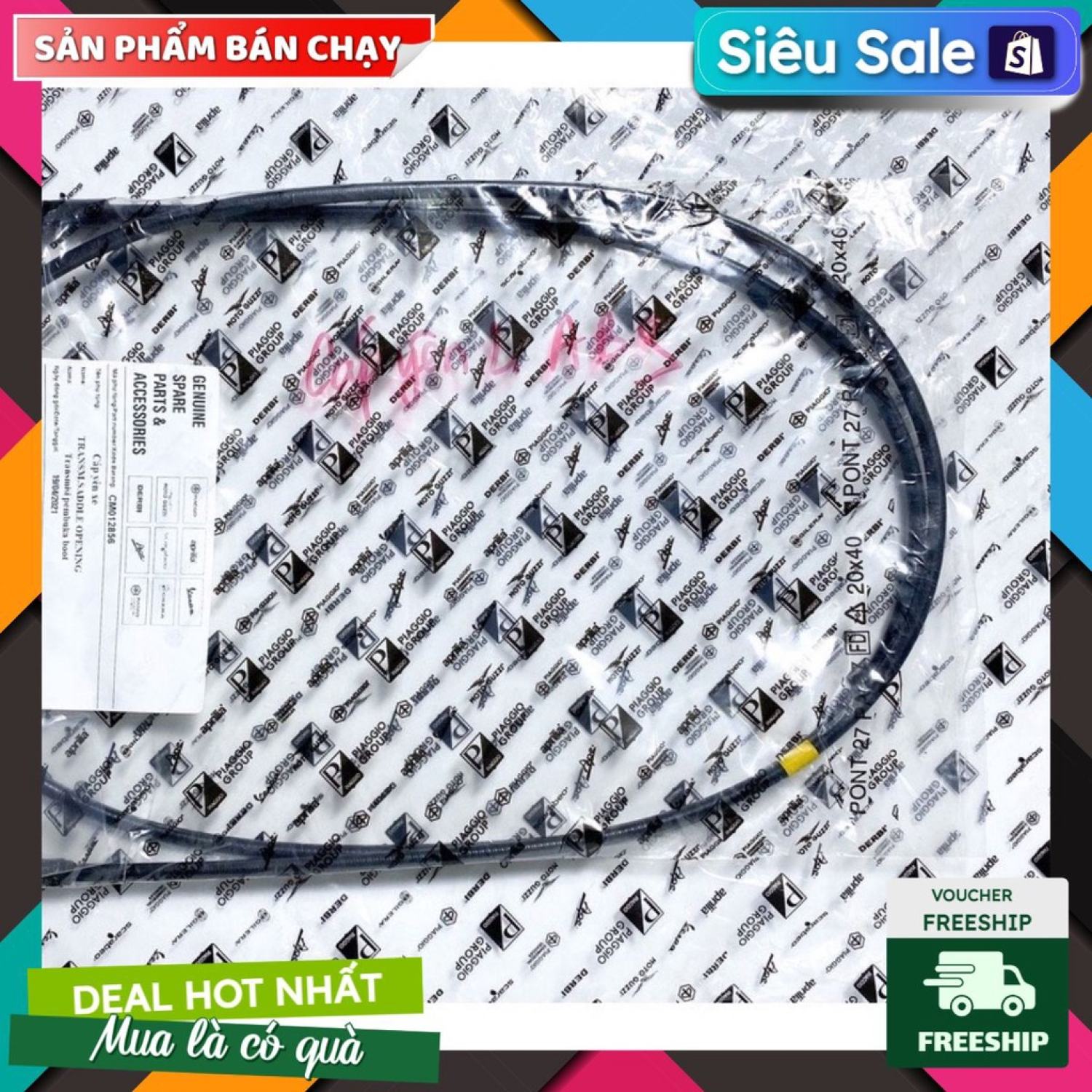 [CÓ MÃ MIỄN PHÍ VẬN CHUYỂN] Dây mở yên Liberty ABS(CHÍNH HÃNG)