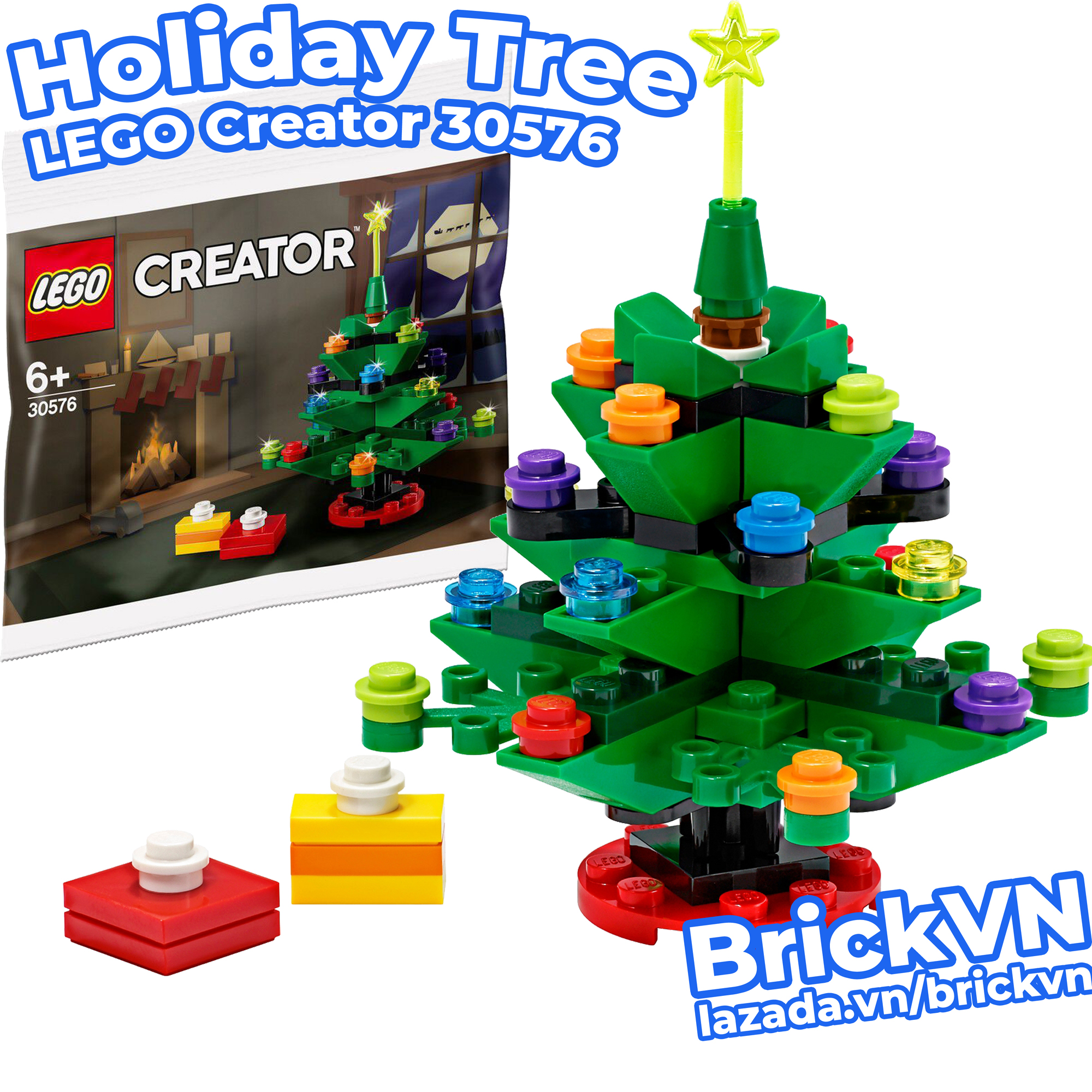 Lego creator 30576 christmas tree / holiday tree building kit