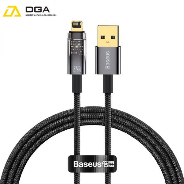 Cáp Sạc nhanh Tự Ngắt Gen2 Baseus Explorer Series cho iPhone/ iPad (Auto Power-Off, PD 20W Fast Charging Data Cable )