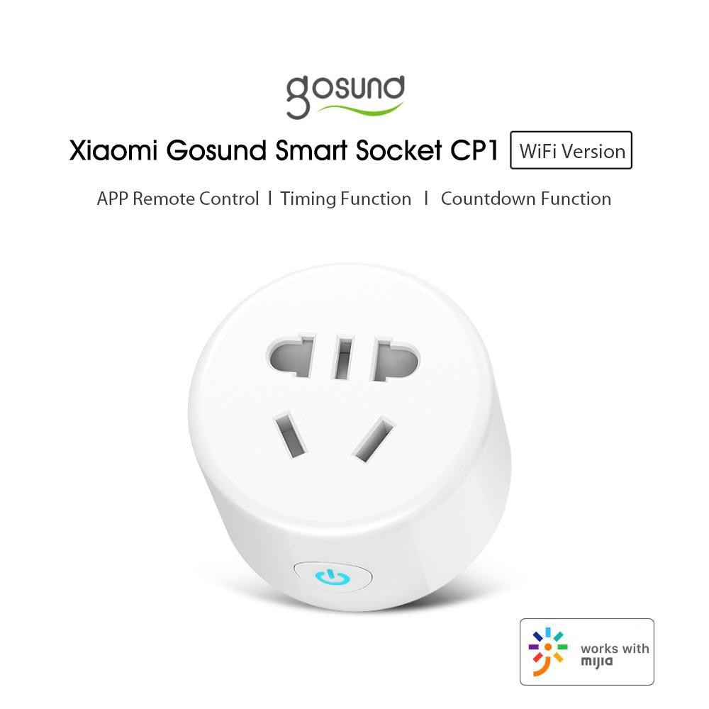 Ổ cắm wifi thông minh Gosund CP1 tắt mở bằng điện thoại kết nối wifi hẹn giờ tắt mở