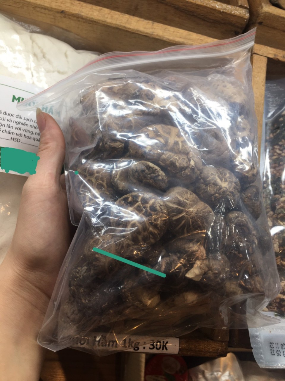 Nấm đông cô khô Nhật Bản, 200g