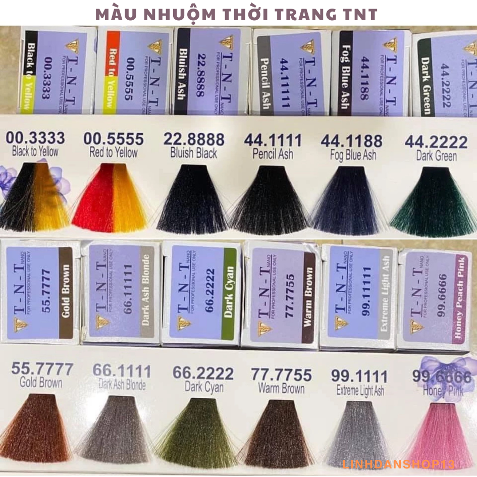 Thuốc nhuộm tóc TNT Plus - Màu nhuộm thời trang