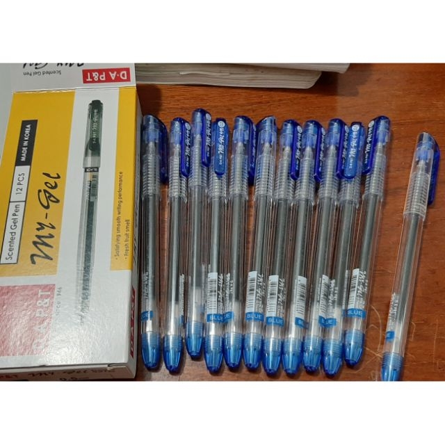 Bộ 3 cây bút Mygel Dong A xanh