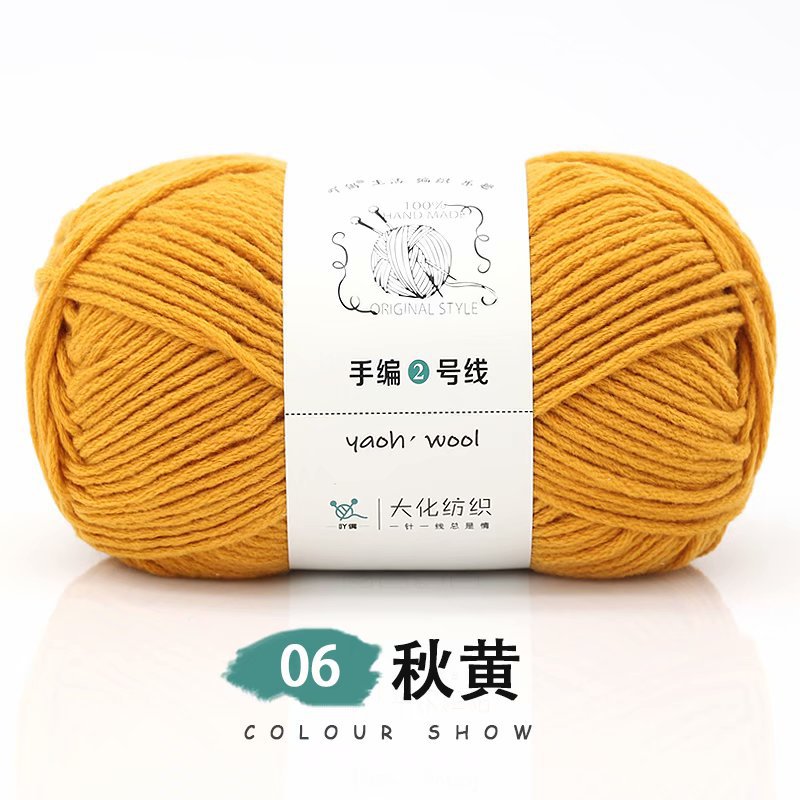Len Yaoh Wool 100g - Sợi 3mm móc khăn, áo