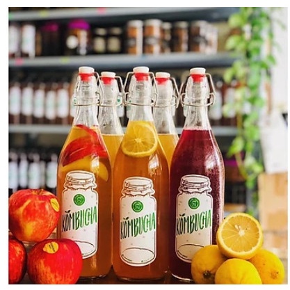 Chai Thủy Tinh Tròn 500ml, 1000ml Nắp Gài